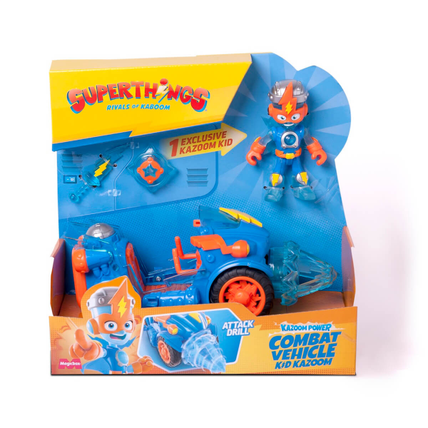 SuperThings Kazoom Araç ve Figür Seti
