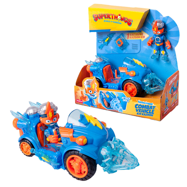 SuperThings Kazoom Araç ve Figür Seti