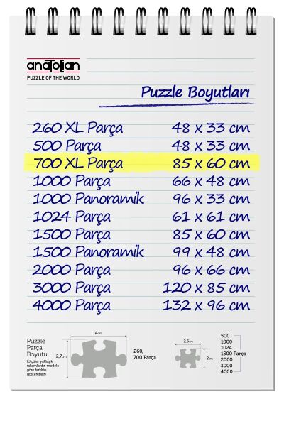 Anatolian Puzzle Hamur İşi 700 Parça