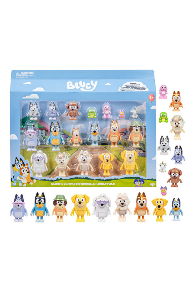 Bluey Ultimate Aile ve Arkadaş Figür 18li