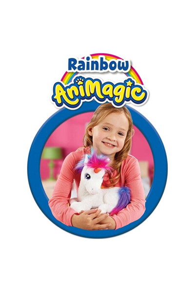 Animagic Gökkuşağı Unicorn Parlayan Peluş