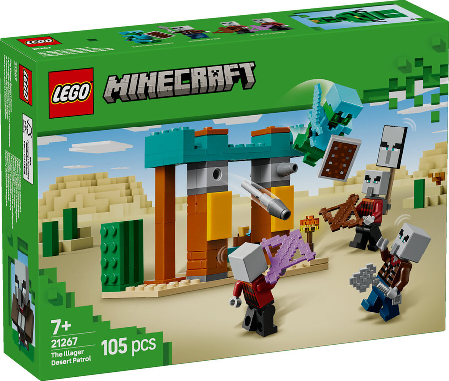 LEGO Minecraft Serseri Köylü Çöl Devriyesi 21267