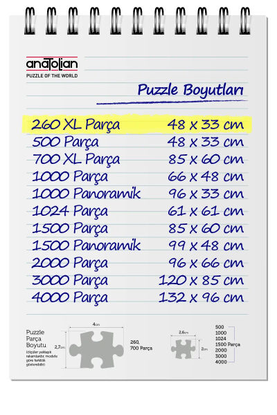 Anatolian Puzzle Atatürk Destanı 260 Parça