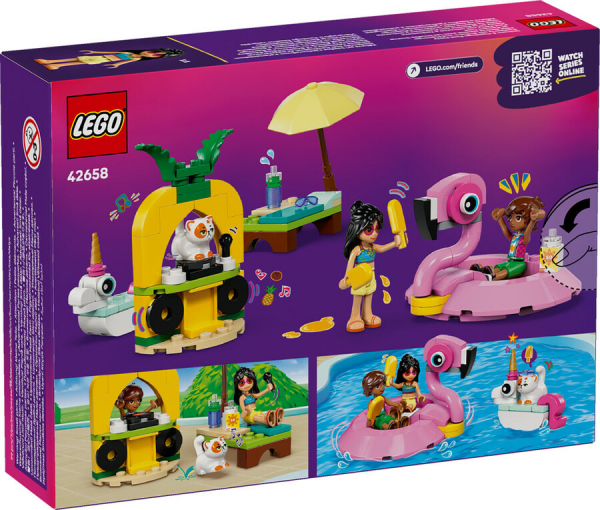 LEGO Friends Tek Boynuzlu At ve Flamingo Partisi 42658