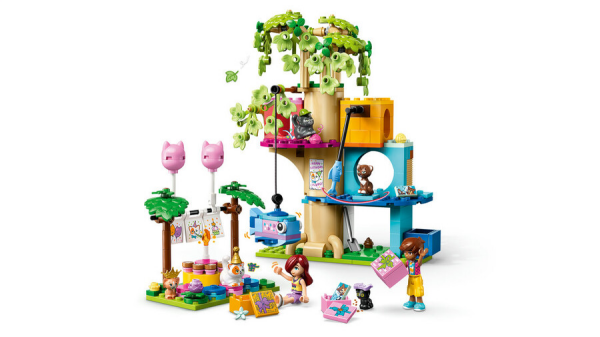LEGO Friends Kedi Doğum Günü Partisi ve Ağaç Ev 42666