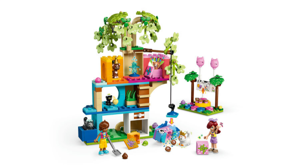 LEGO Friends Kedi Doğum Günü Partisi ve Ağaç Ev 42666