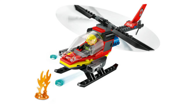 LEGO City İtfaiye Kurtarma Helikopteri 60411