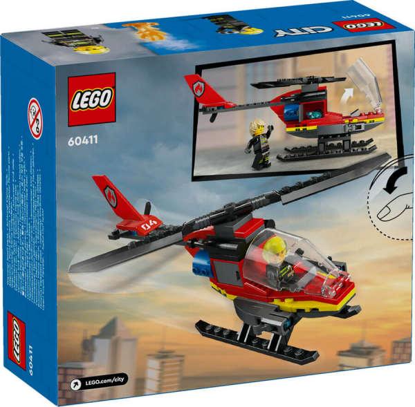 LEGO City İtfaiye Kurtarma Helikopteri 60411