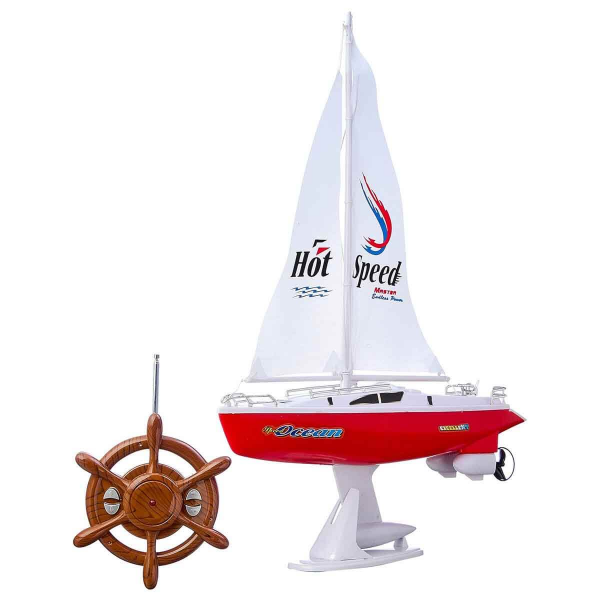 Uzaktan Kumandalı Yelkenli Tekne 38 cm