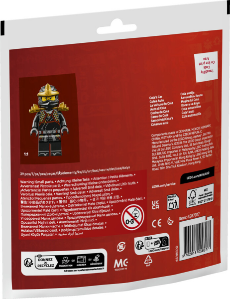 LEGO Ninjago Ninja Cole un Arabası 30723