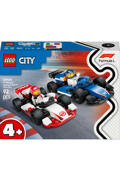 LEGO City F1 Williams Racing ve HAAS F1 60464
