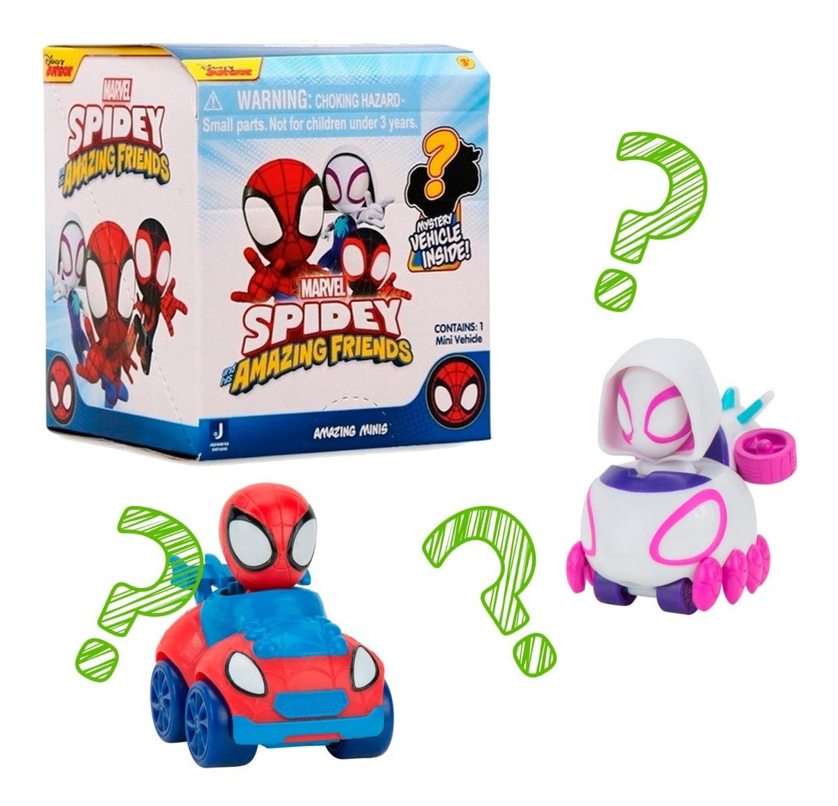 Spidey and Amazing Friends Mini Araç Sürpriz Paket