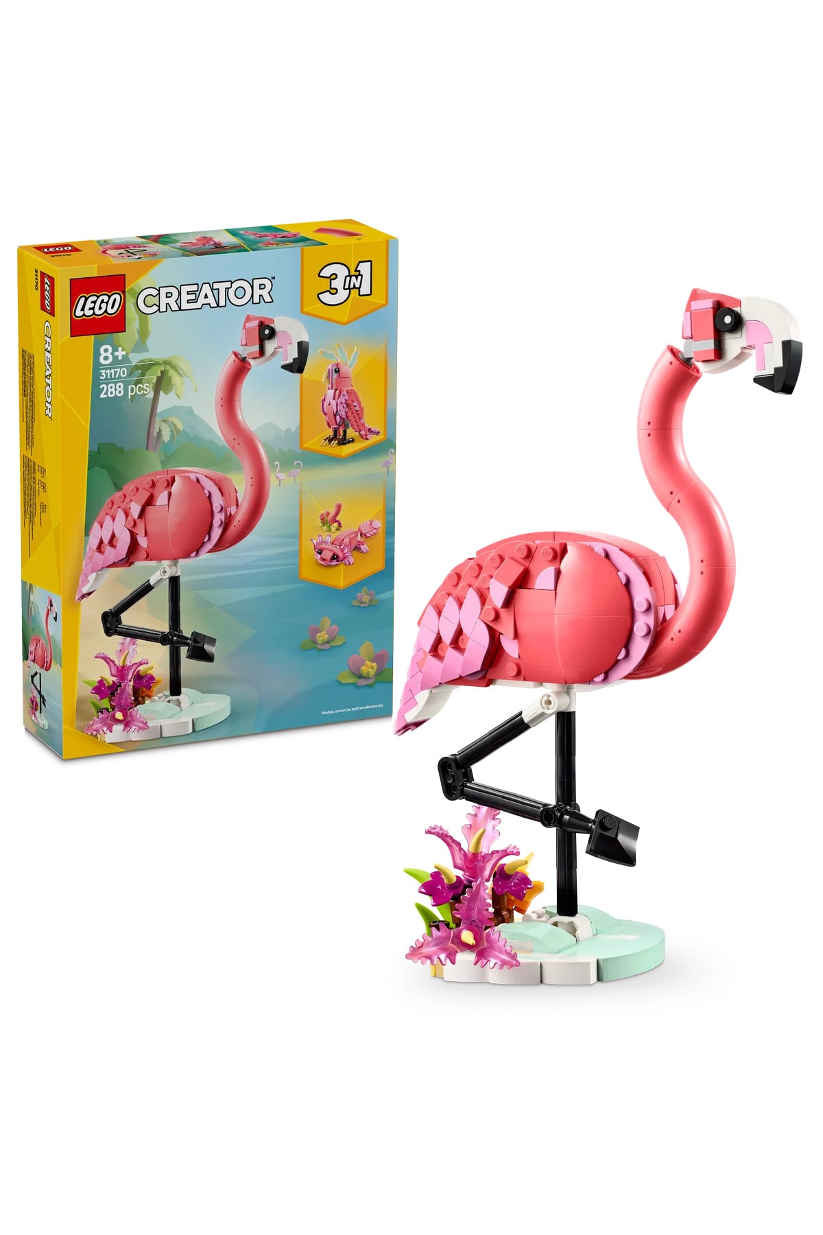 LEGO Creator Vahşi Hayvanlar Pembe Flamingo 31170