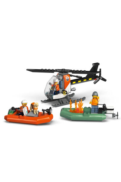 LEGO City Sahil Güvenlık Kurtarma Botu ve Helikopteri 60504