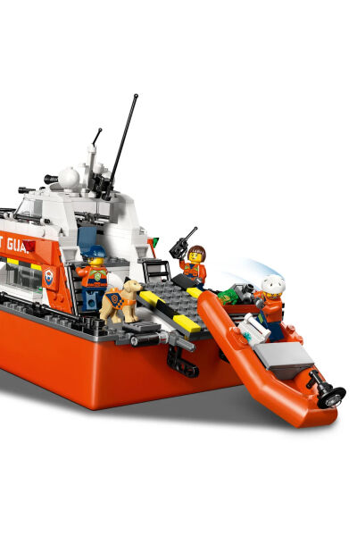 LEGO City Sahil Güvenlık Kurtarma Botu ve Helikopteri 60504