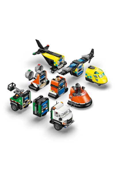 LEGO City Uçak Servis Kamyonu ve Hoverkraft Karışımı 60505