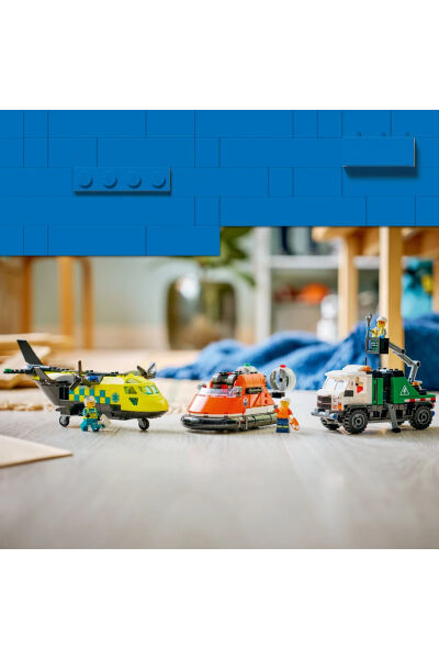 LEGO City Uçak Servis Kamyonu ve Hoverkraft Karışımı 60505