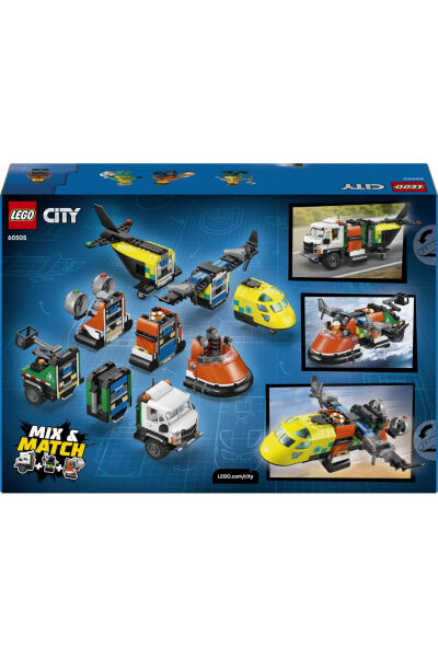 LEGO City Uçak Servis Kamyonu ve Hoverkraft Karışımı 60505