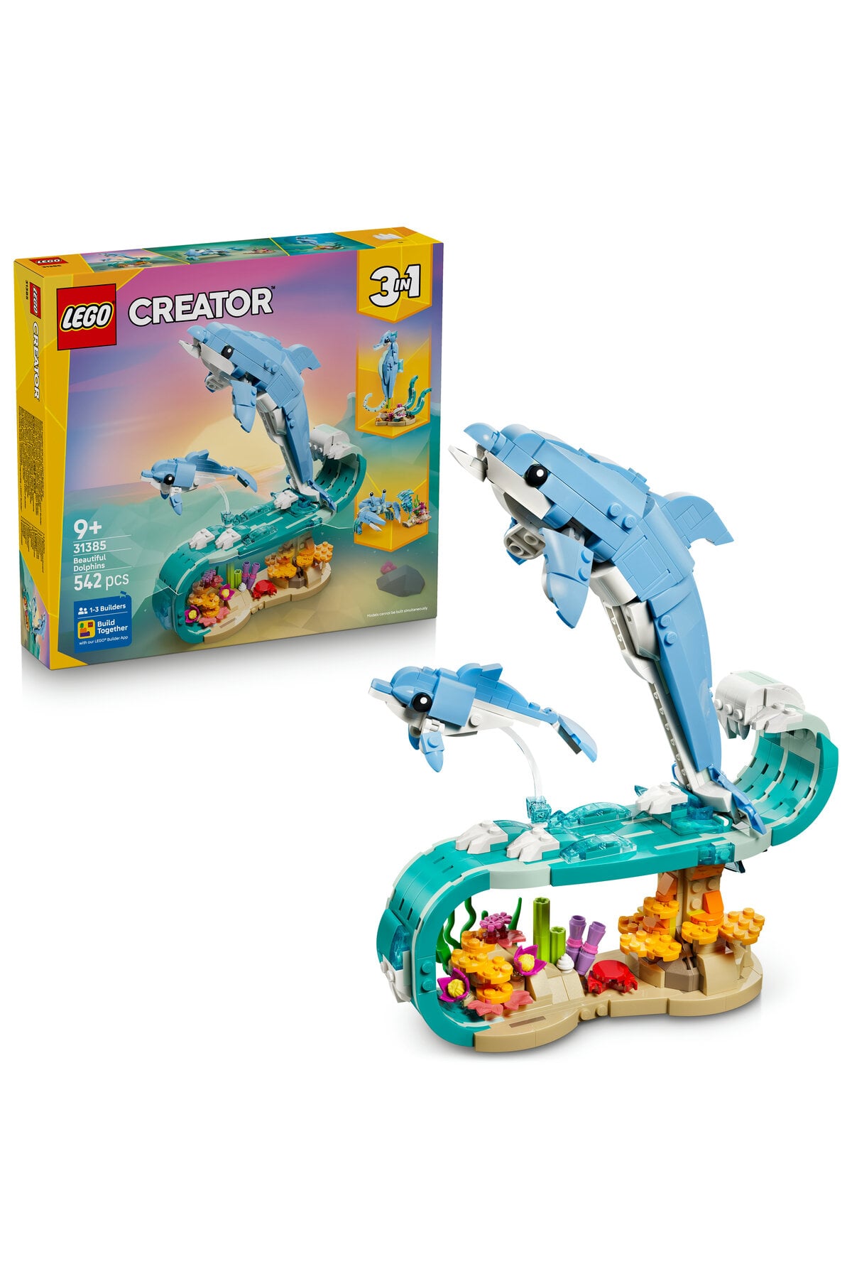 LEGO Creator Deniz Hayvanları Güzel Yunuslar 31385
