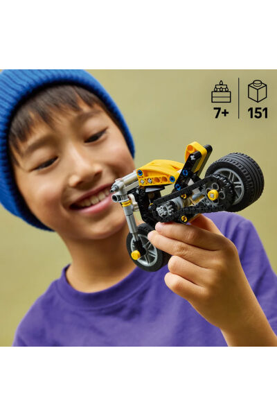 LEGO Technic Sarı Motosiklet 42225