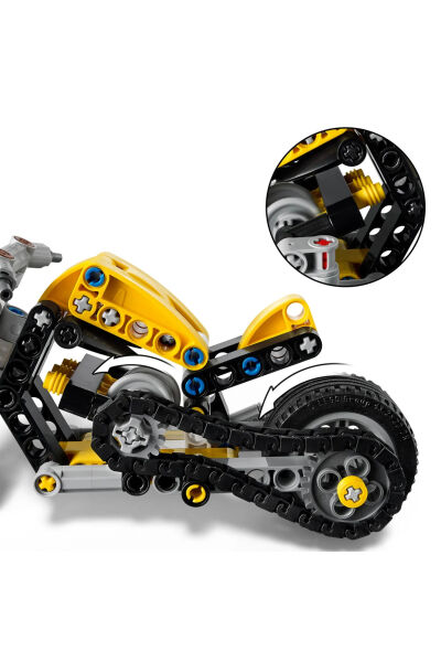 LEGO Technic Sarı Motosiklet 42225