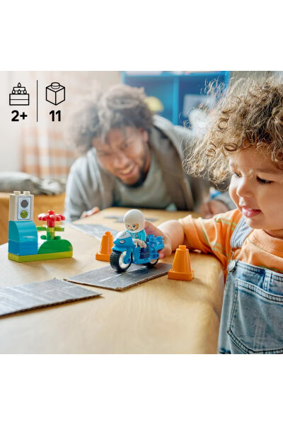 LEGO DUPLO Polis Motosikleti Mavi 10471
