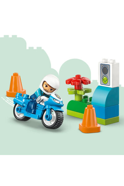 LEGO DUPLO Polis Motosikleti Mavi 10471