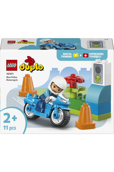 LEGO DUPLO Polis Motosikleti Mavi 10471