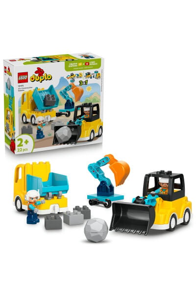 LEGO DUPLO İnşaat Araçları 3ü 1 Arada 10475