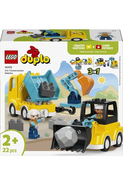 LEGO DUPLO İnşaat Araçları 3ü 1 Arada 10475