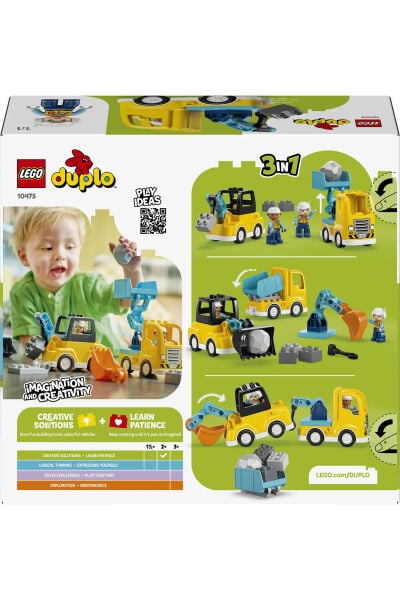 LEGO DUPLO İnşaat Araçları 3ü 1 Arada 10475