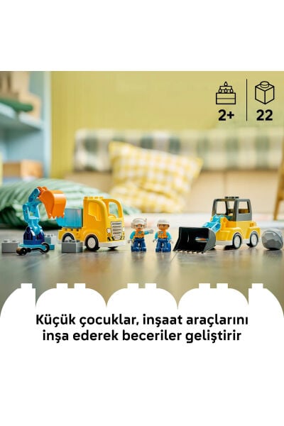 LEGO DUPLO İnşaat Araçları 3ü 1 Arada 10475