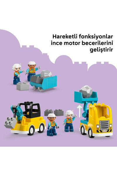 LEGO DUPLO İnşaat Araçları 3ü 1 Arada 10475