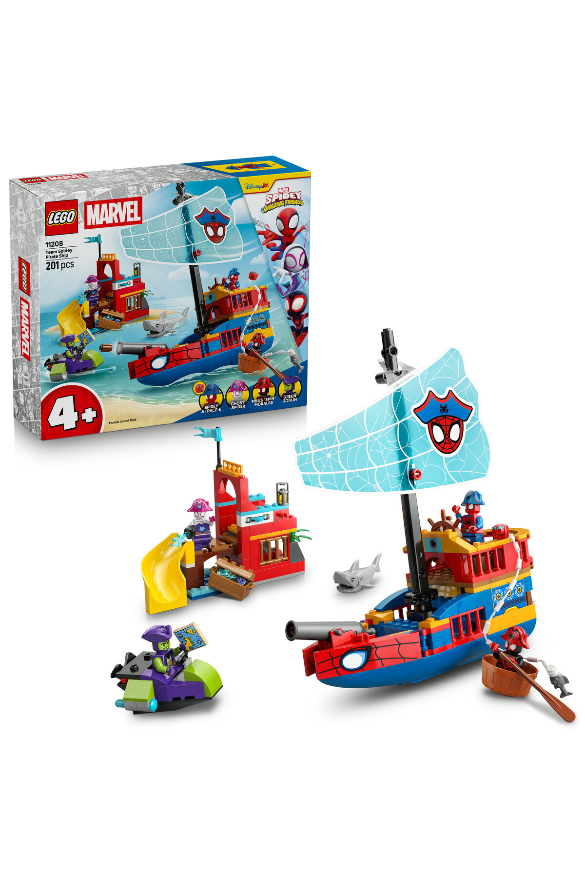 LEGO Marvel Spidey Takımı Korsan Gemisi 11208
