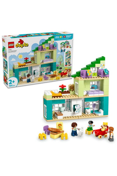 LEGO DUPLO Modern Aile Evi Figürlü 3ü 1 Arada 10470