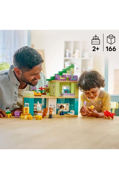 LEGO DUPLO Modern Aile Evi Figürlü 3ü 1 Arada 10470