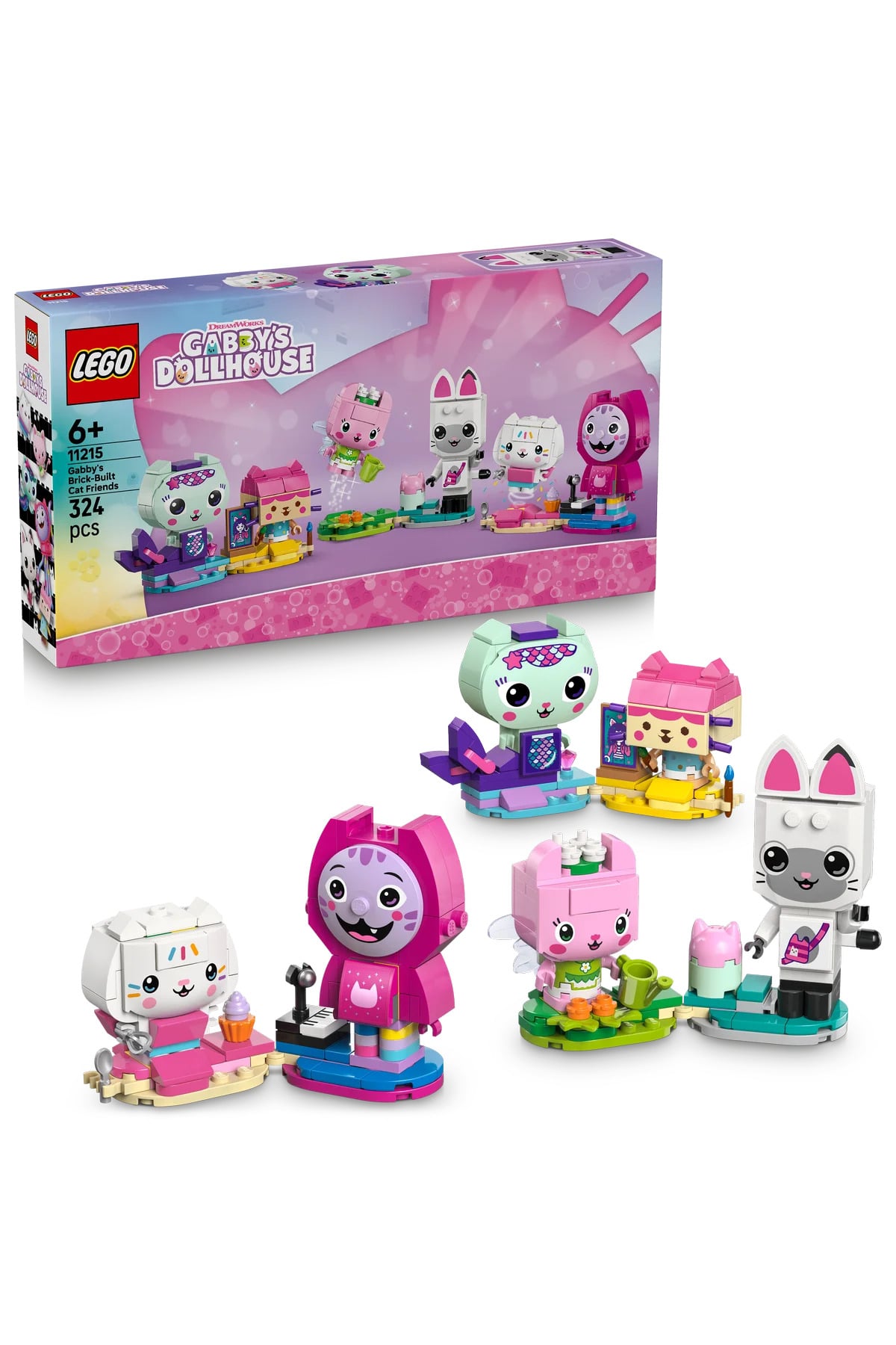 LEGO Gabby'nin Parçalarla Yapılan Kedi Arkadaşları 11215