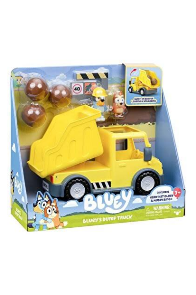 Bluey Damperli Kamyon ve Figür Oyun Set