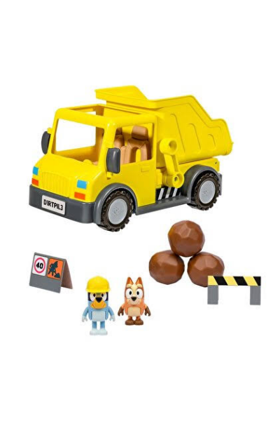 Bluey Damperli Kamyon ve Figür Oyun Set