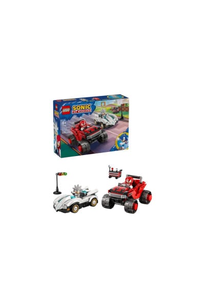 LEGO Sonic The Hedgehog Silver'ın Arabası Knuckles'ın Arabasına Karşı 77118