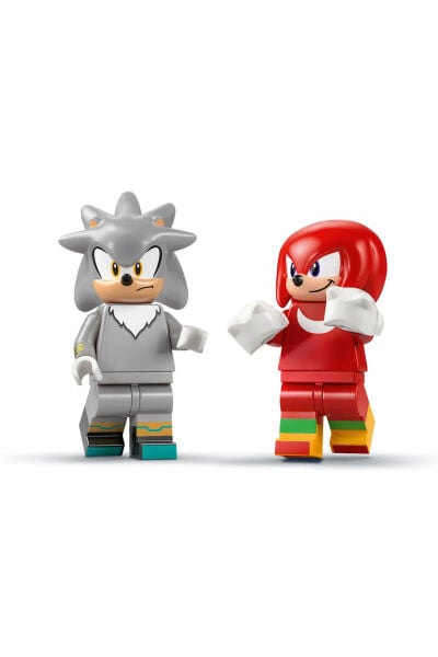 LEGO Sonic The Hedgehog Silver'ın Arabası Knuckles'ın Arabasına Karşı 77118