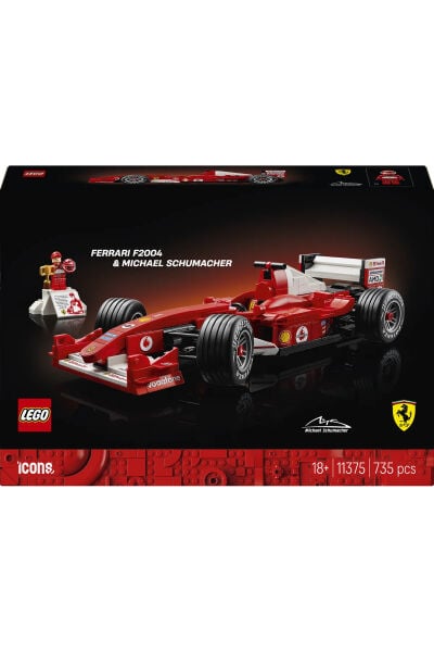 LEGO Icons Ferrari F2004 ve Michael Schumacher 11375