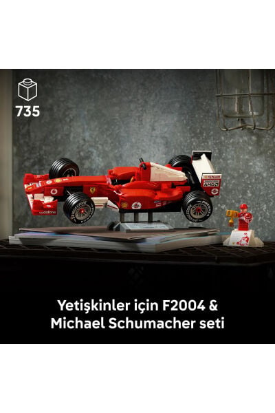 LEGO Icons Ferrari F2004 ve Michael Schumacher 11375
