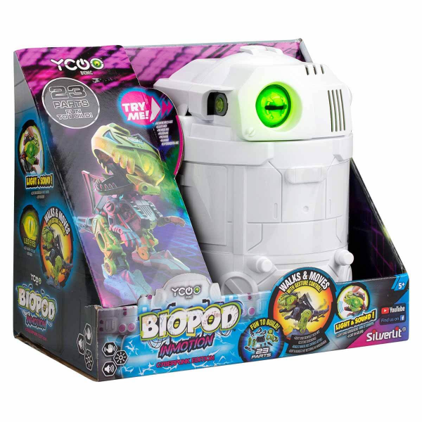 Biopod Cyberpunk Sesli Işıklı Hareketli Dino Robot