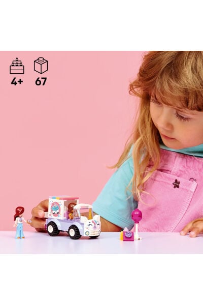 LEGO Friends Tek Boynuzlu At Pasta Dağıtım Arabası 42675