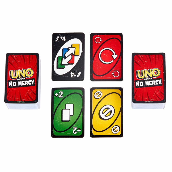 Mattel Uno No Mercy Kartlar