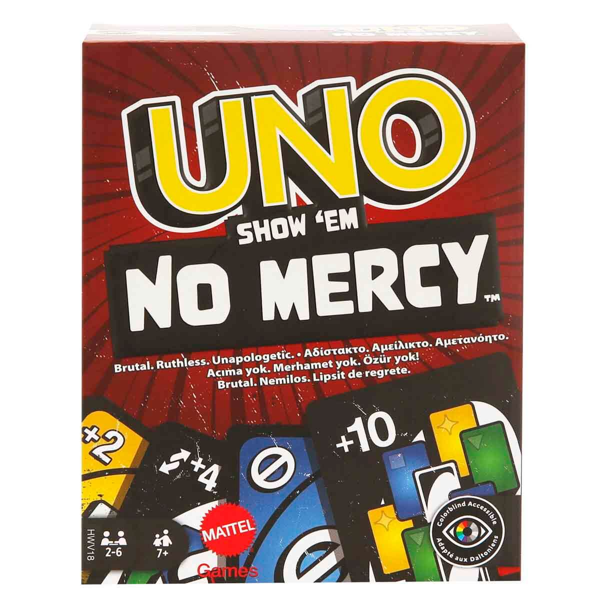 Mattel Uno No Mercy Kartlar