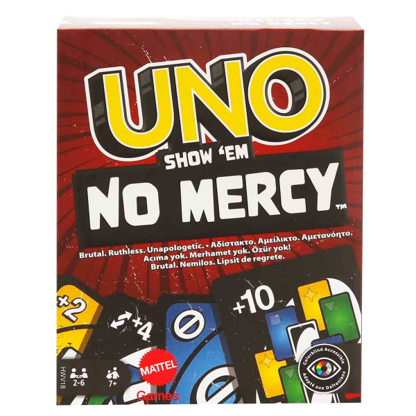 Mattel Uno No Mercy Kartlar