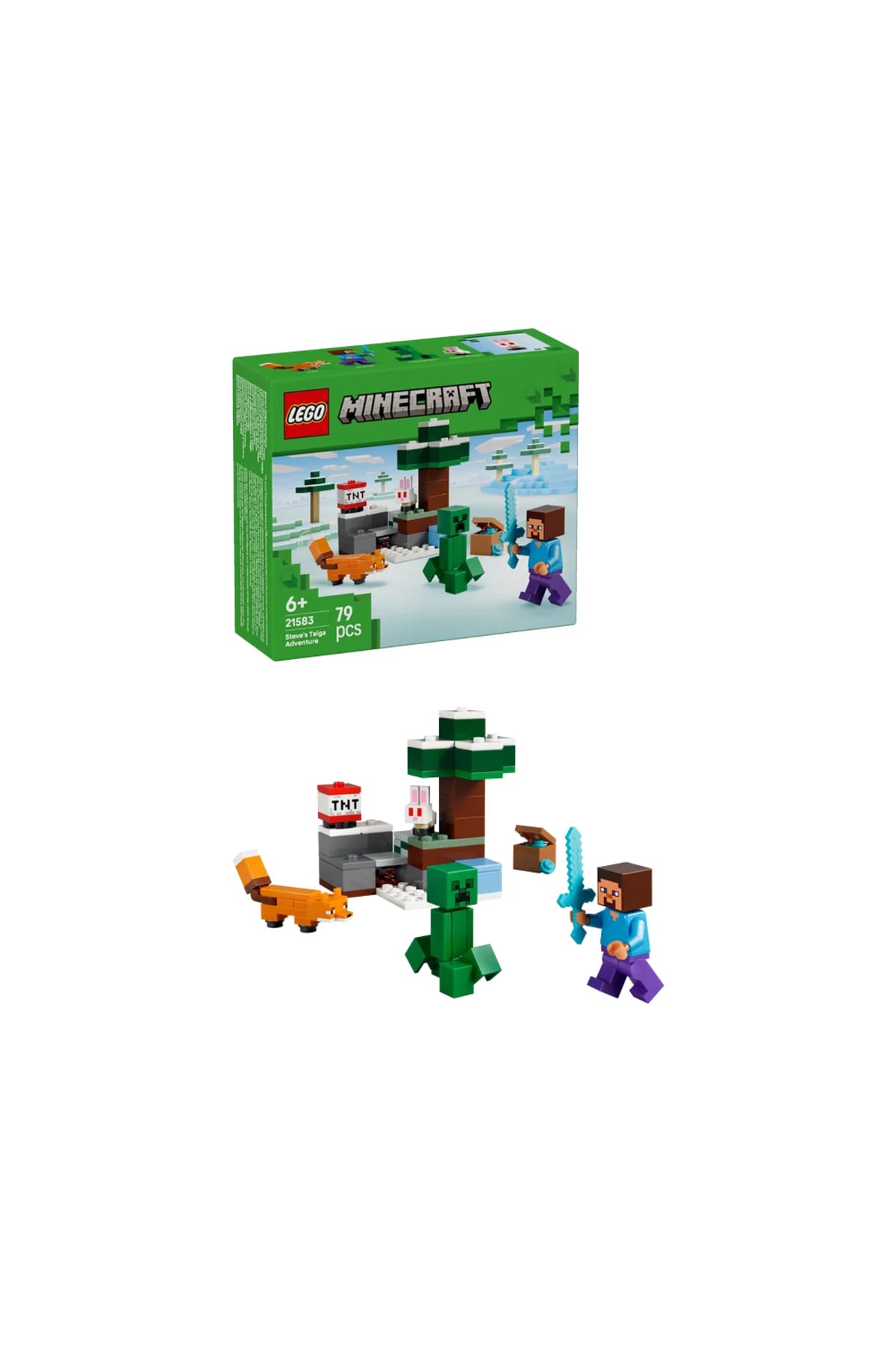 LEGO Minecraft Steve'in Tayga Macerası 21583
