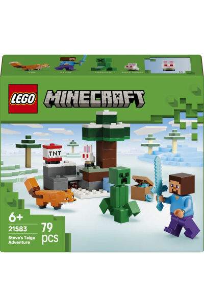 LEGO Minecraft Steve'in Tayga Macerası 21583